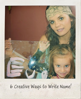 6 Creative Ways to Teach Your Child how to Write his or her Name !!